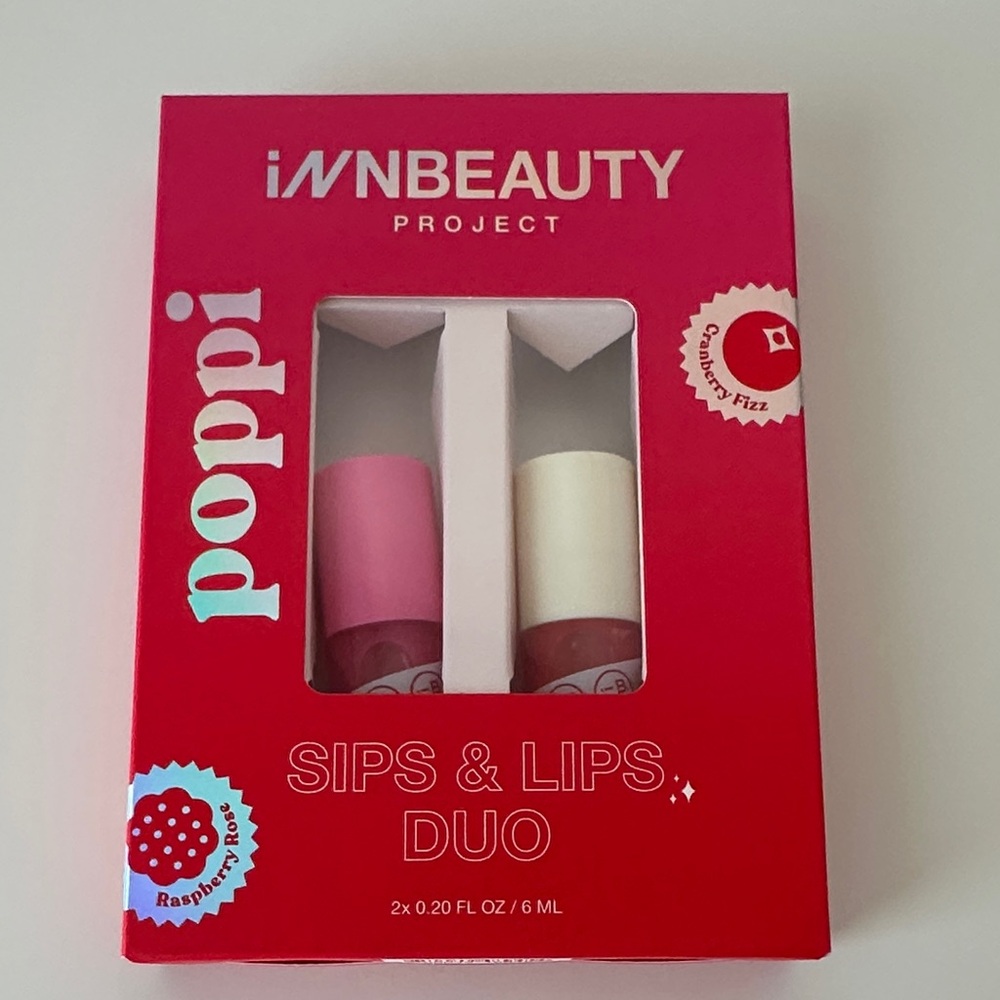 Innbeauty Project x Poppi: Sips & Lips Duo